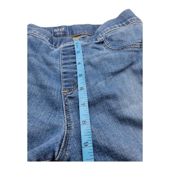 ANA A New Approach Pull On Denim Medium Wash Jeggings Size Large - Picture 5 of 10